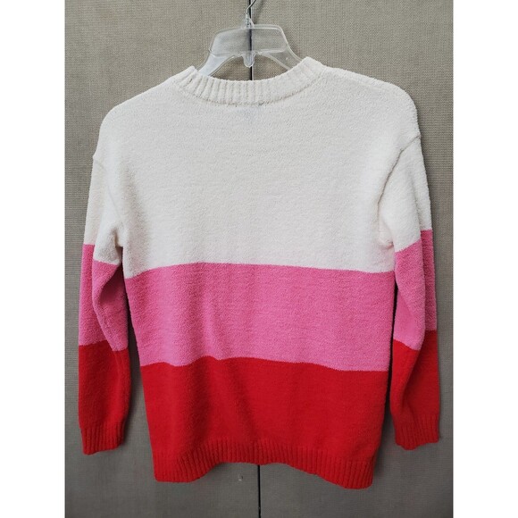 Talbots Terry Cloth Colorblock Pullover with Button Detail Size MP - Picture 4 of 5